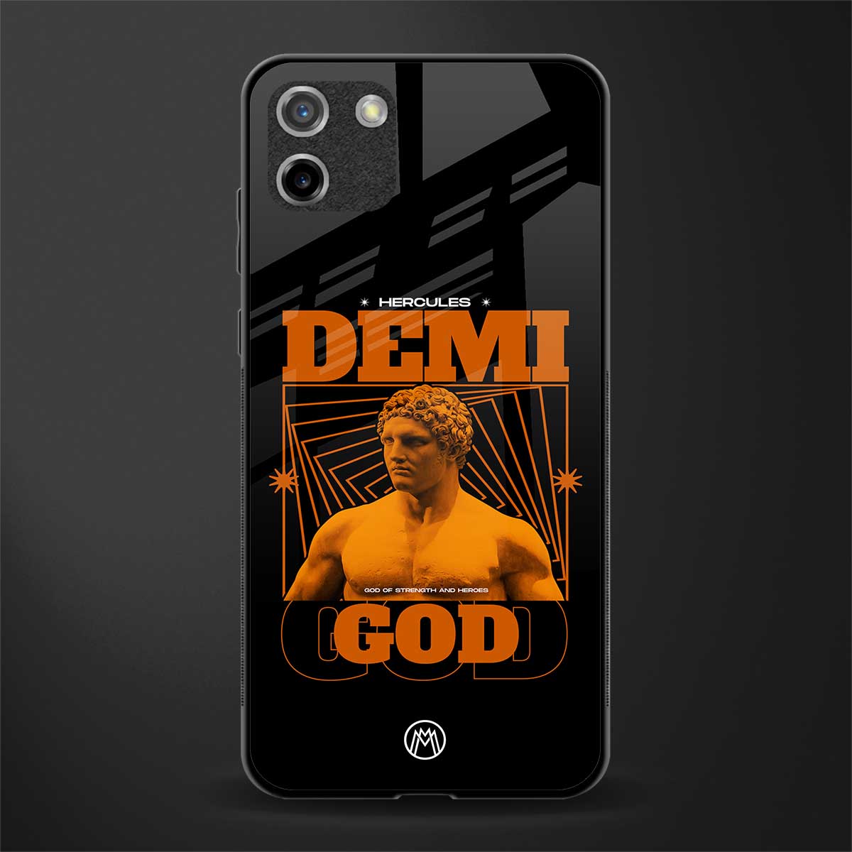 demi god glass case for realme c11 image