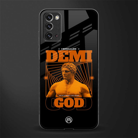 demi god glass case for samsung galaxy note 20 image