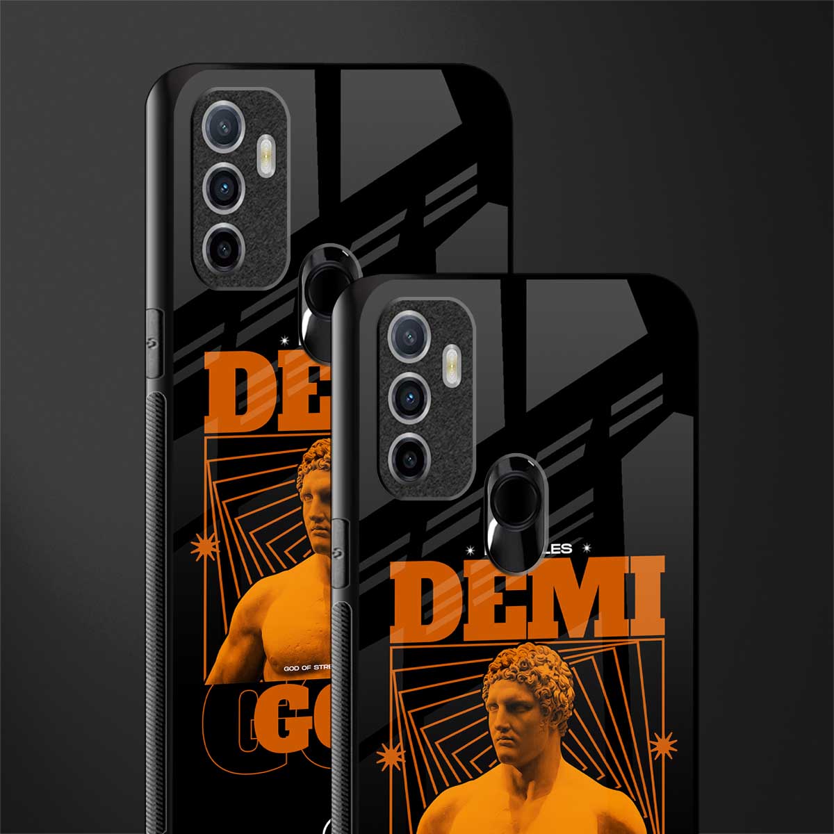demi god glass case for oppo a53 image-2