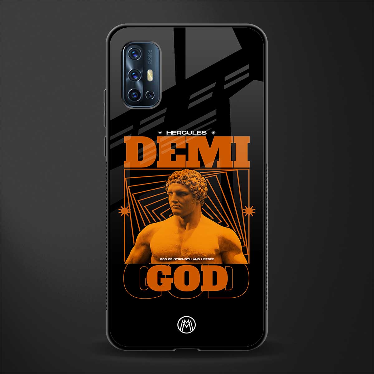 demi god glass case for vivo v17 image