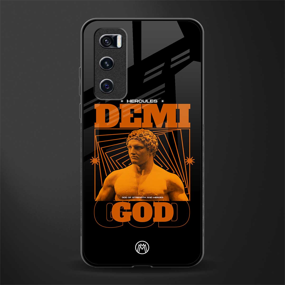 demi god glass case for vivo v20 se image