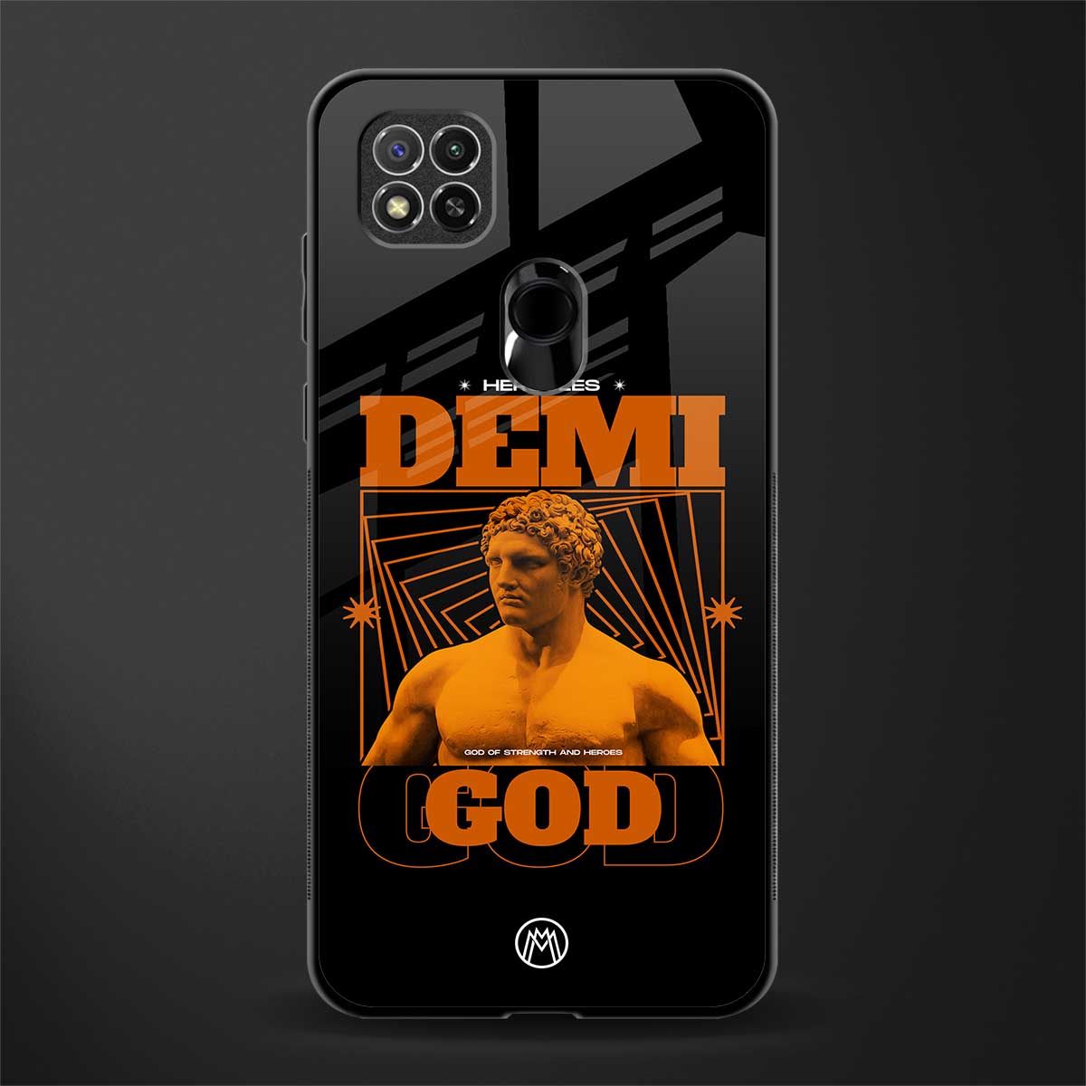 demi god glass case for redmi 9c image