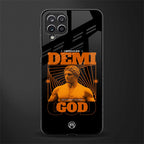 demi god glass case for samsung galaxy a12 image