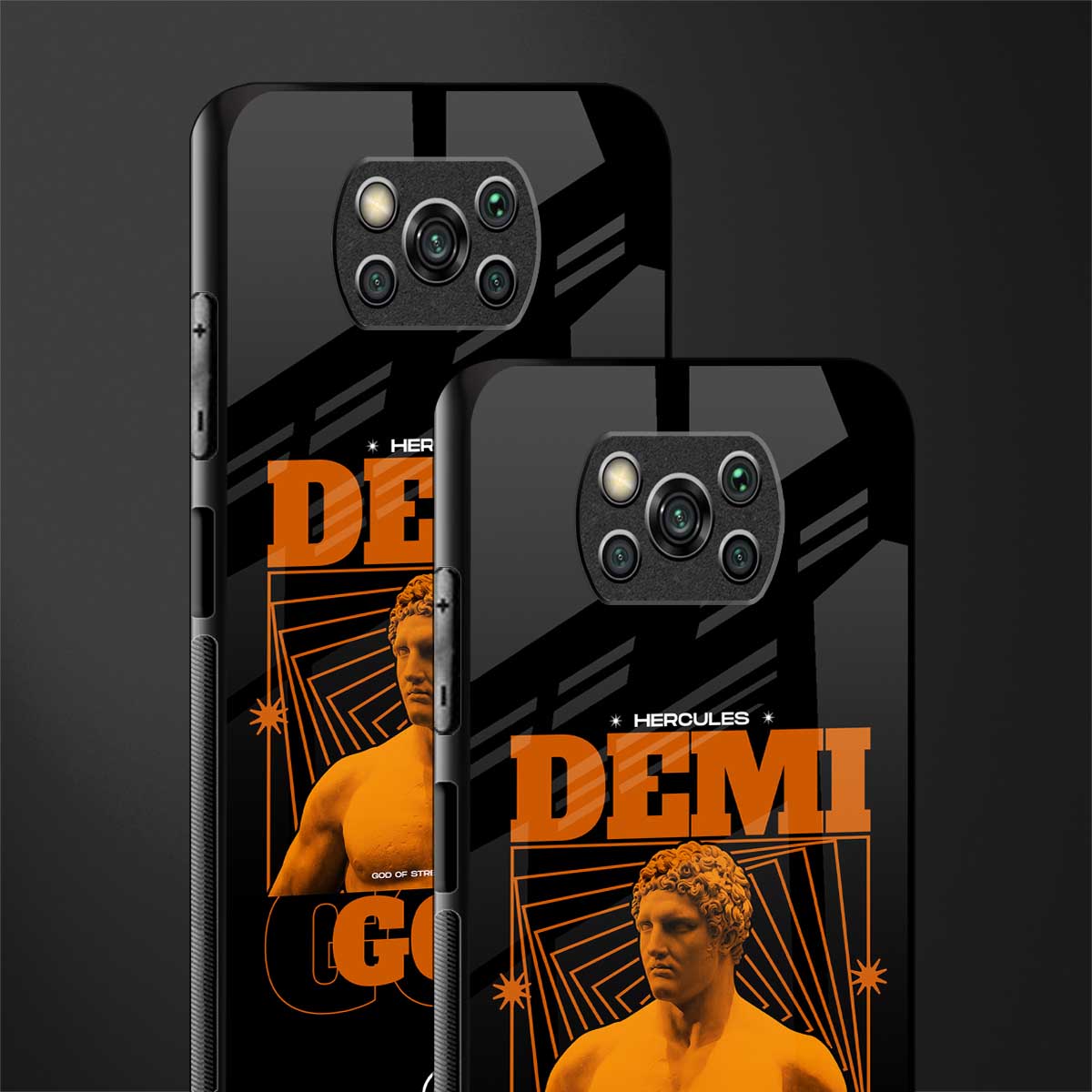 demi god glass case for poco x3 pro image-2