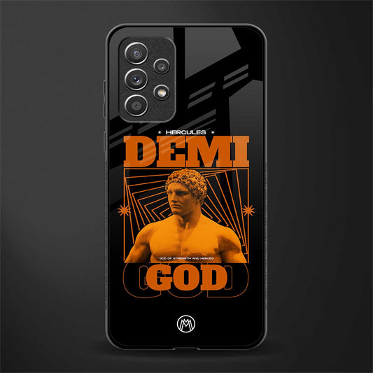 demi god glass case for samsung galaxy a52 image