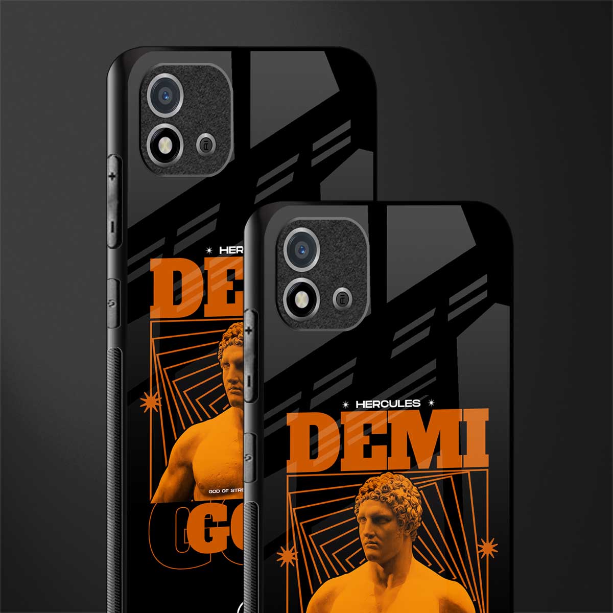 demi god glass case for realme c20 image-2