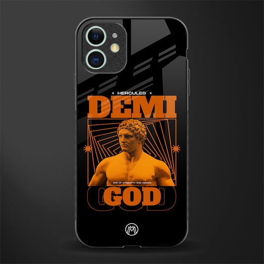 demi god glass case for iphone 12 mini image