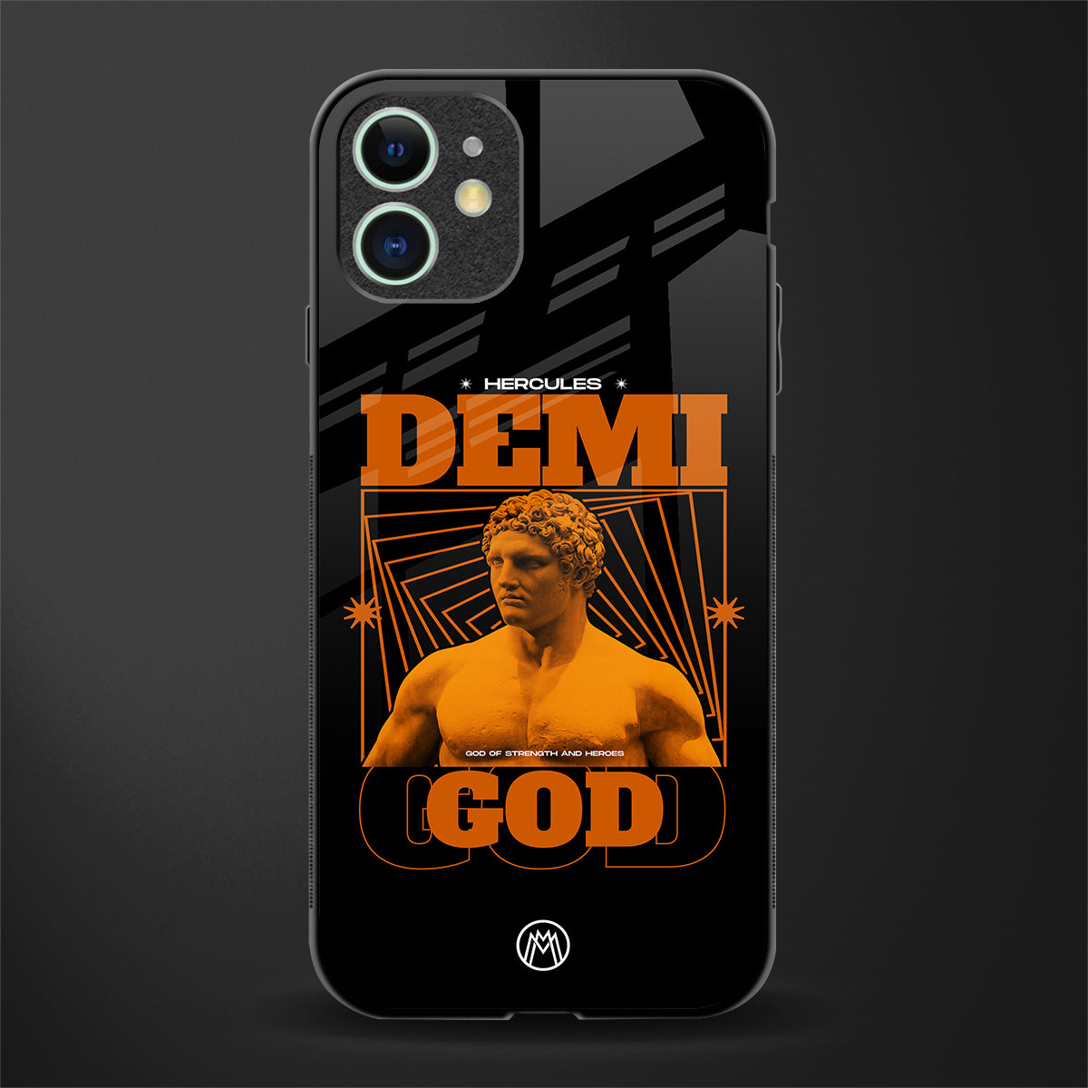 demi god glass case for iphone 12 image