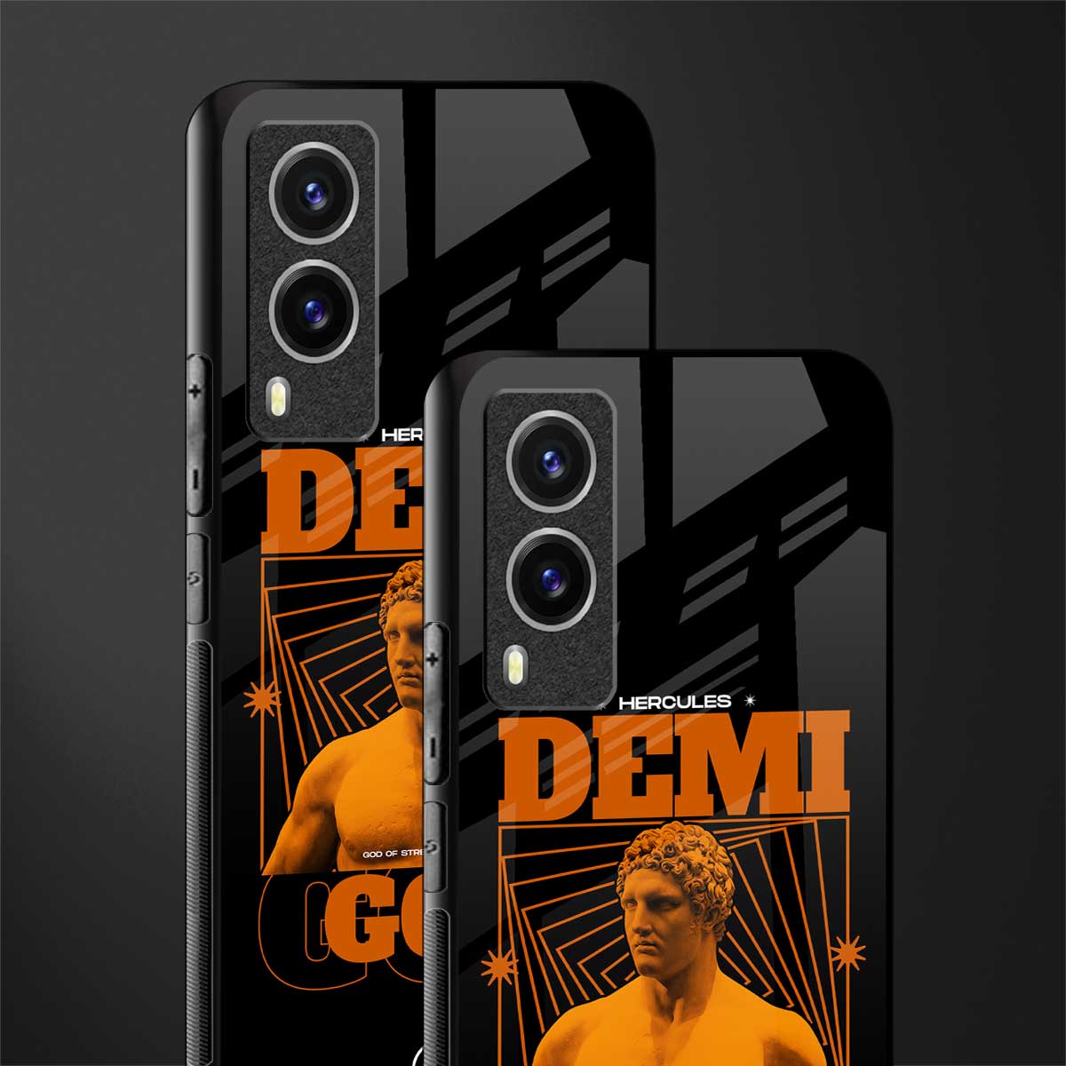 demi god glass case for vivo v21e 5g image-2