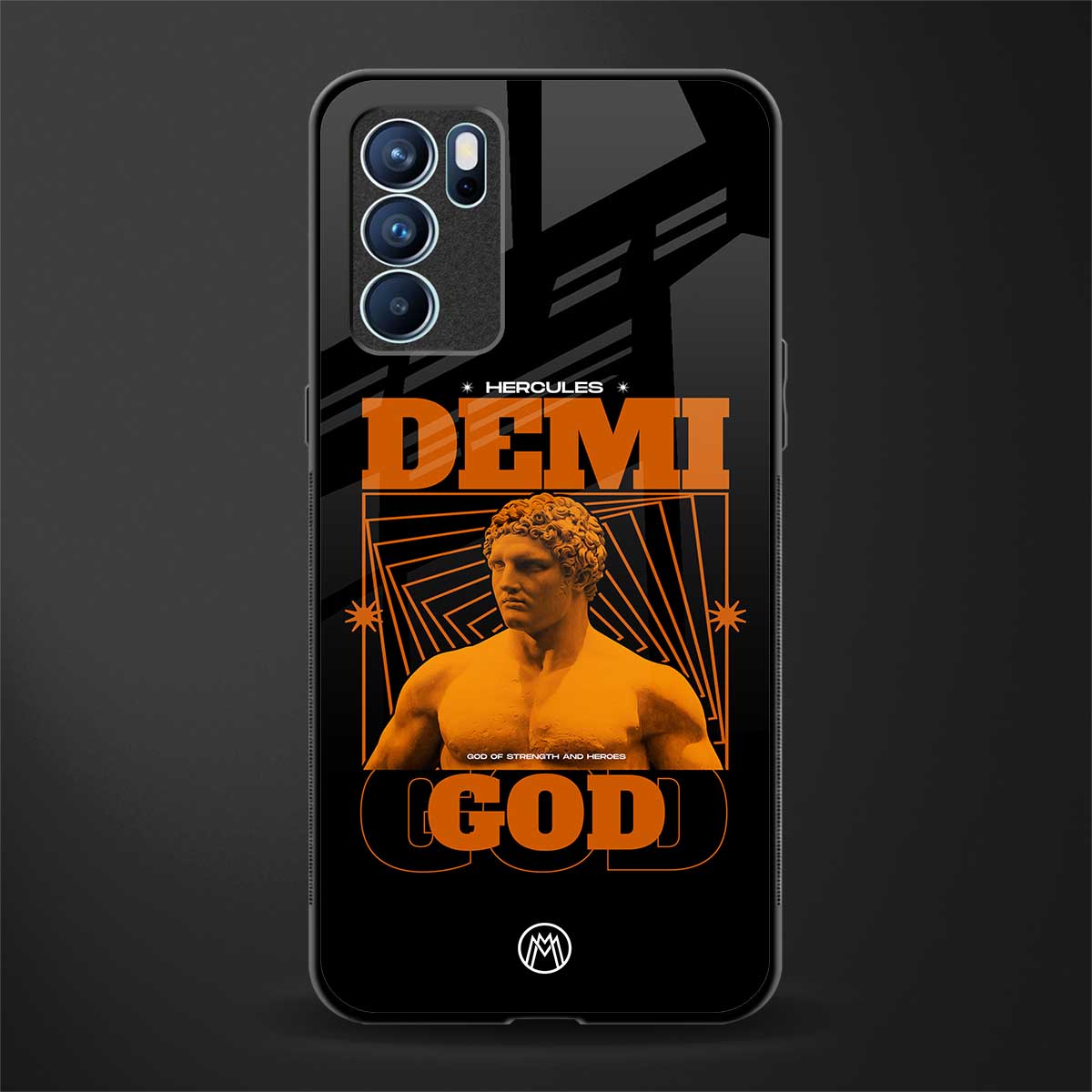 demi god glass case for oppo reno6 pro 5g image