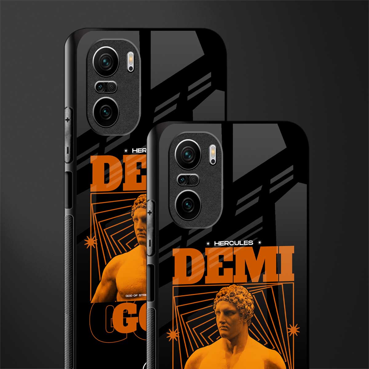 demi god glass case for mi 11x 5g image-2