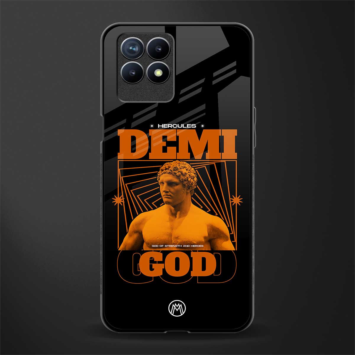 demi god glass case for realme 8i image