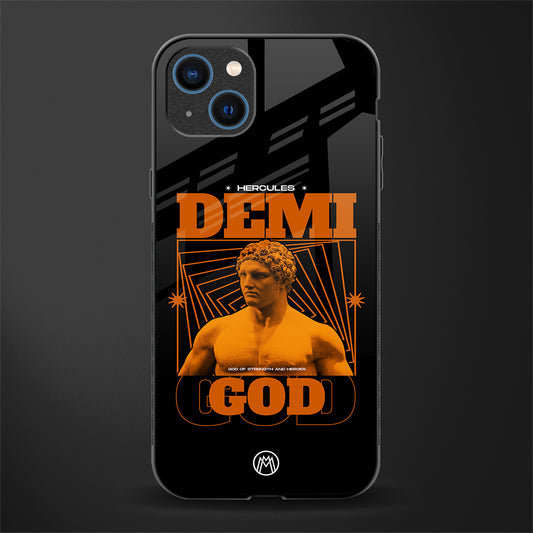 demi god glass case for iphone 13 image
