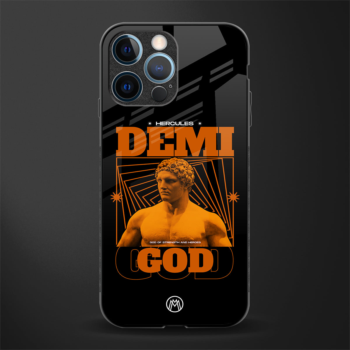 demi god glass case for iphone 12 pro image