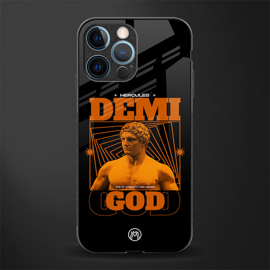 demi god glass case for iphone 12 pro image