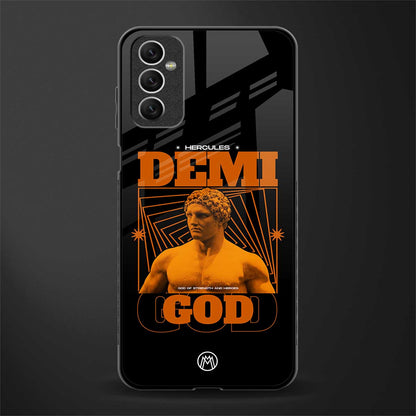 demi god glass case for samsung galaxy m52 5g image