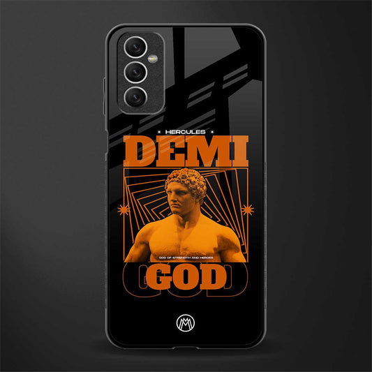 demi god glass case for samsung galaxy m52 5g image