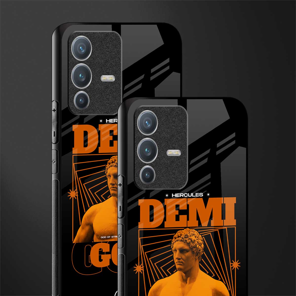 demi god glass case for vivo v23 pro 5g image-2