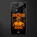 demi god back phone cover | glass case for samsung galaxy a53 5g