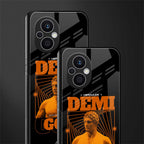 demi god back phone cover | glass case for oppo f21 pro 5g