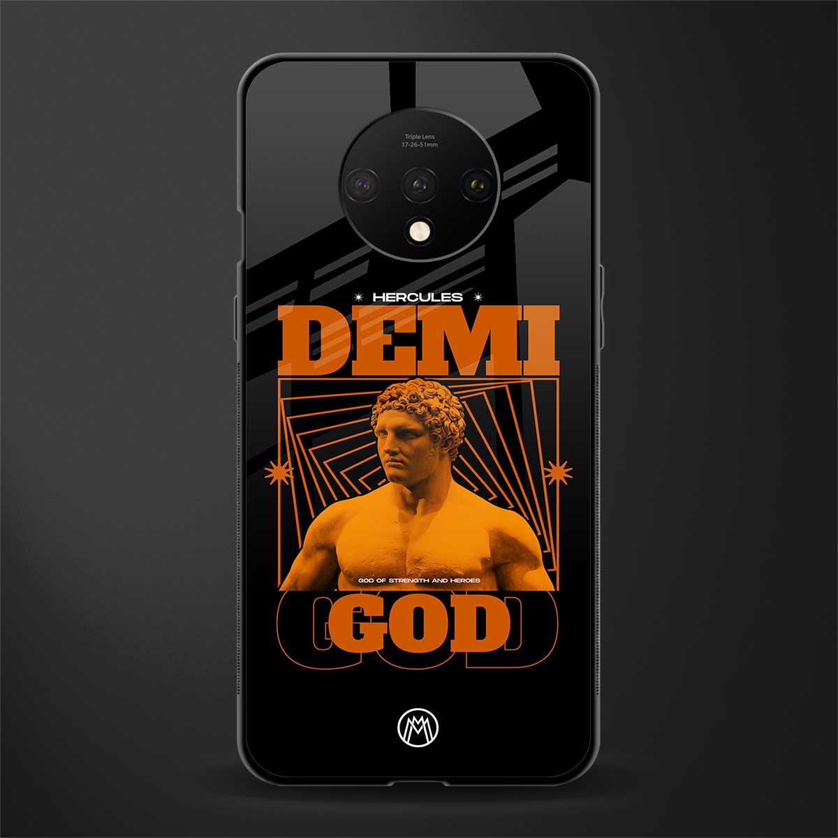 demi god glass case for oneplus 7t image