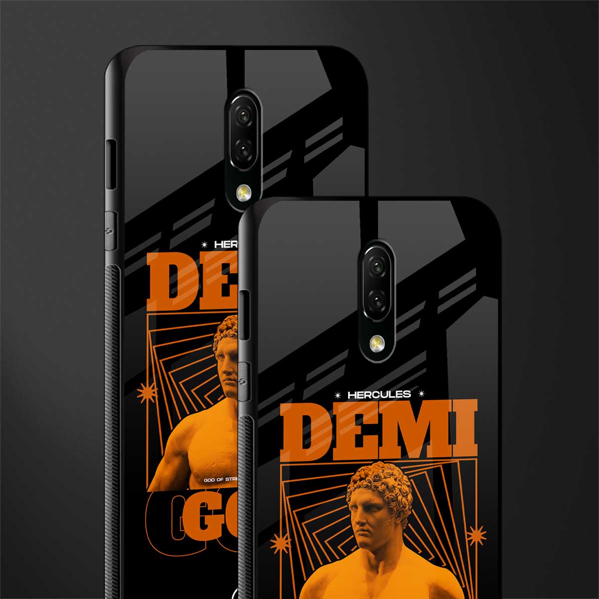 demi god glass case for oneplus 7 image-2