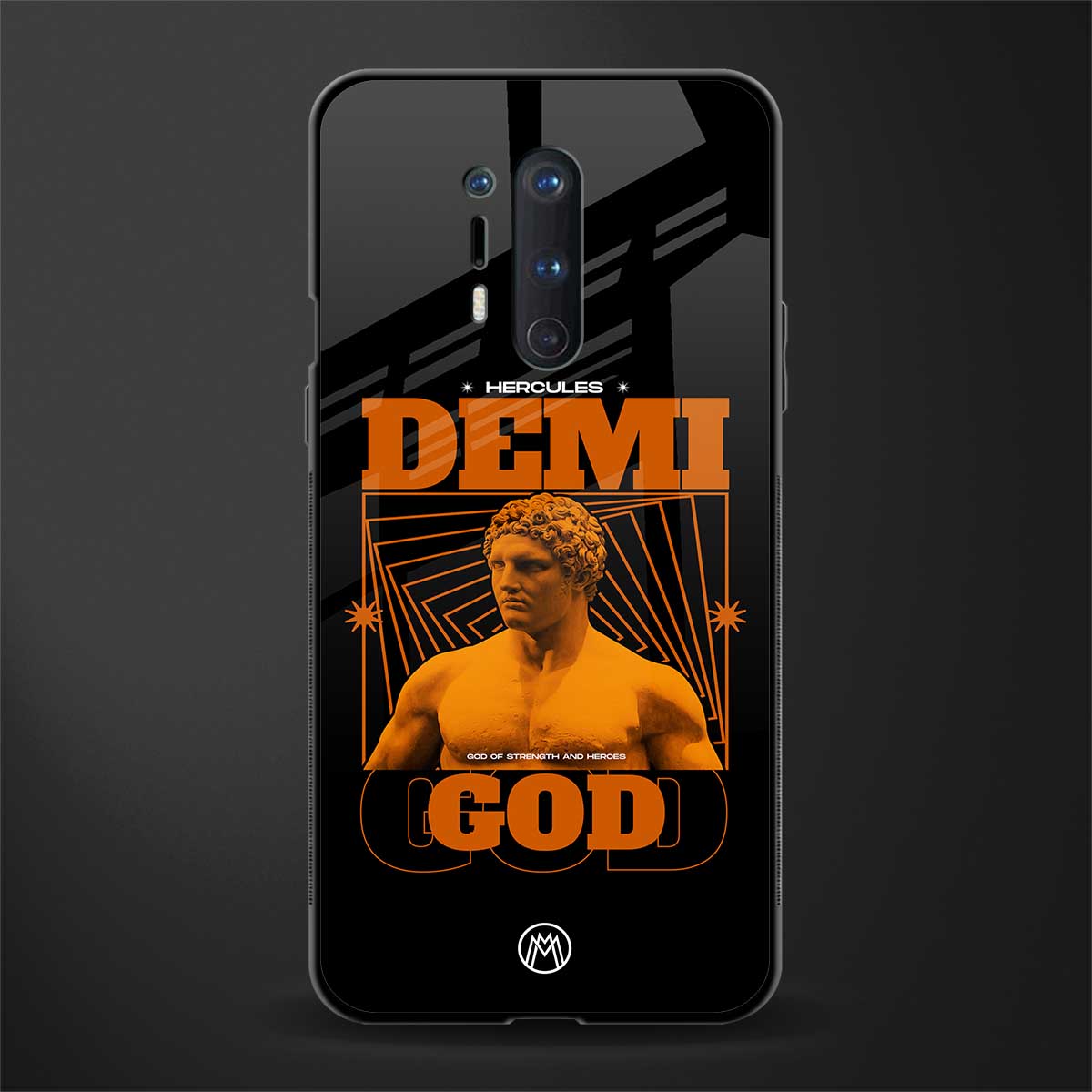 demi god glass case for oneplus 8 pro image