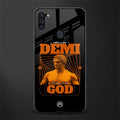 demi god glass case for samsung a11 image