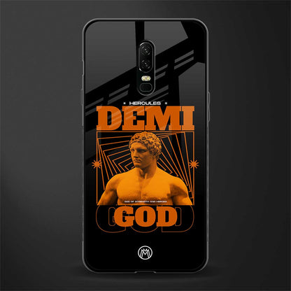 demi god glass case for oneplus 6 image