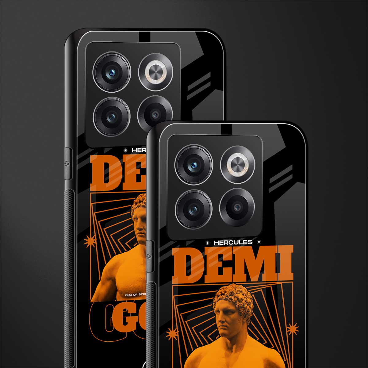 demi god back phone cover | glass case for oneplus 10t