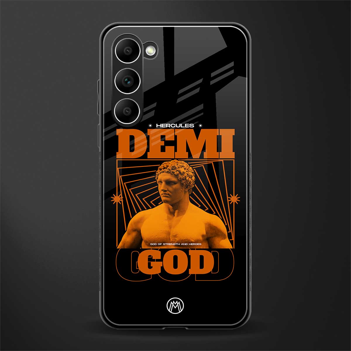 demi god glass case for phone case | glass case for samsung galaxy s23