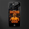 demi god back phone cover | glass case for vivo y16