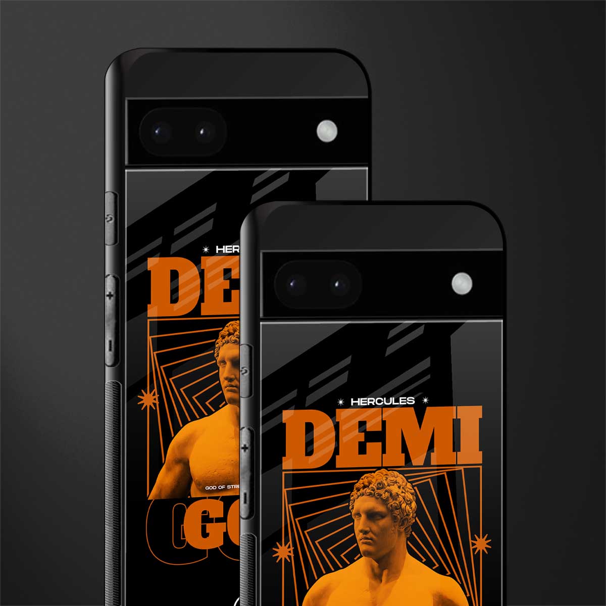 demi god back phone cover | glass case for google pixel 6a