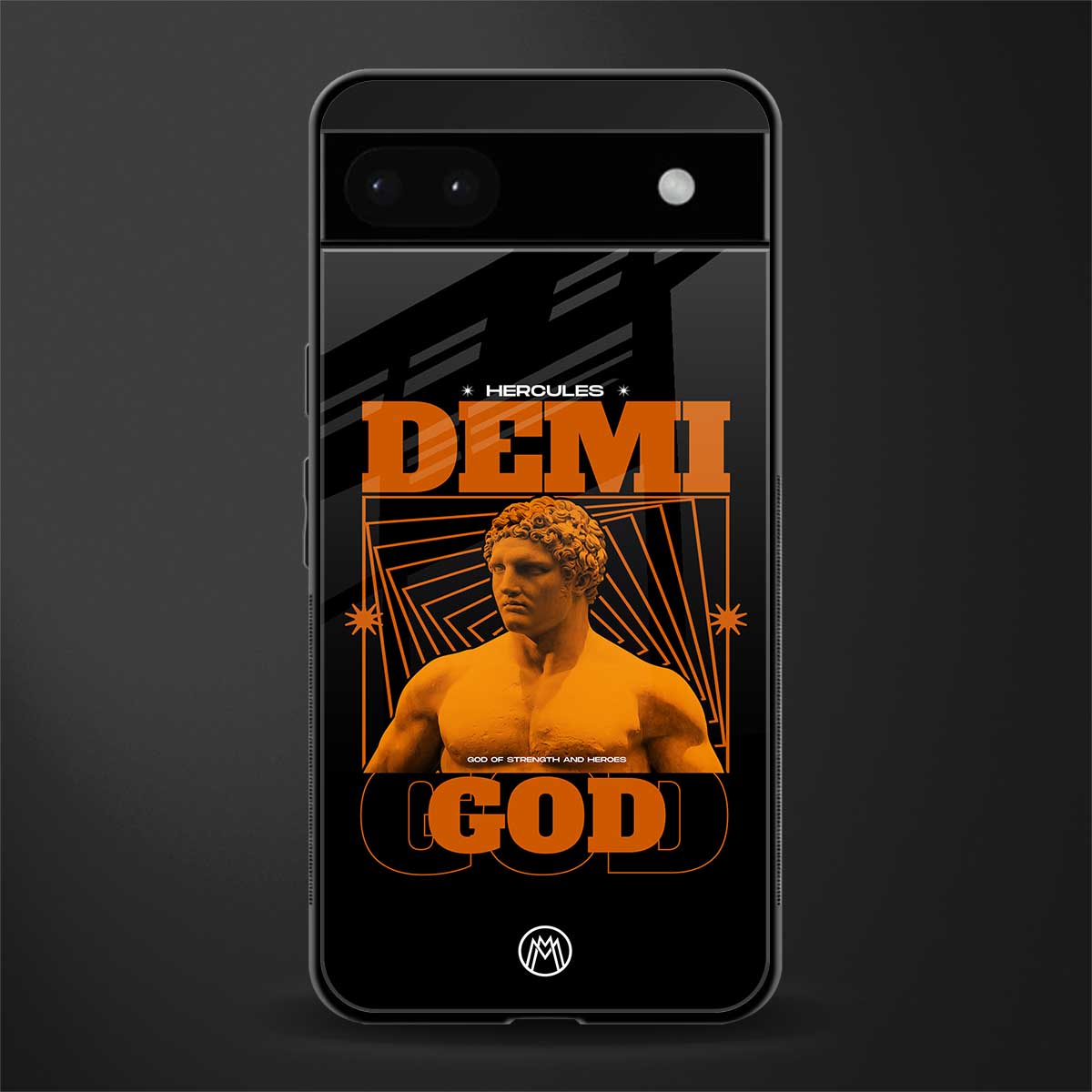 demi god back phone cover | glass case for google pixel 6a