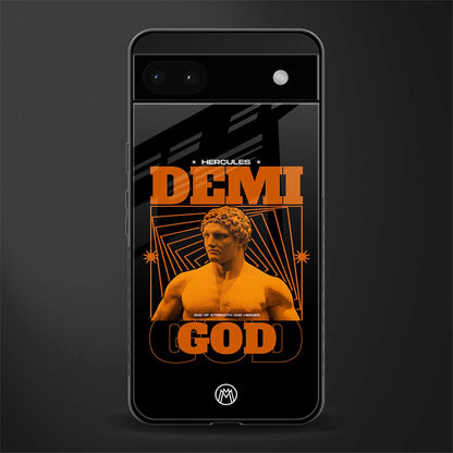 demi god back phone cover | glass case for google pixel 6a