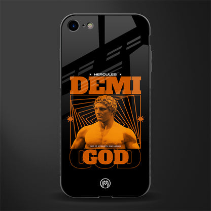 demi god glass case for iphone se 2020 image
