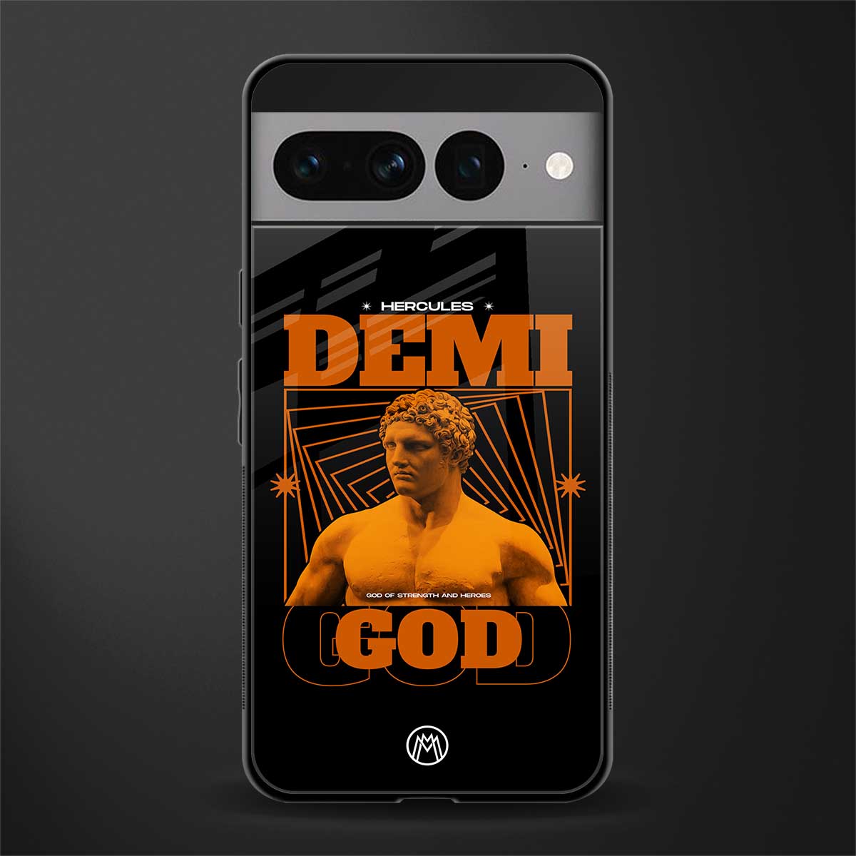 demi god back phone cover | glass case for google pixel 7 pro