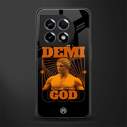 demi god back phone cover | glass case for oneplus 11