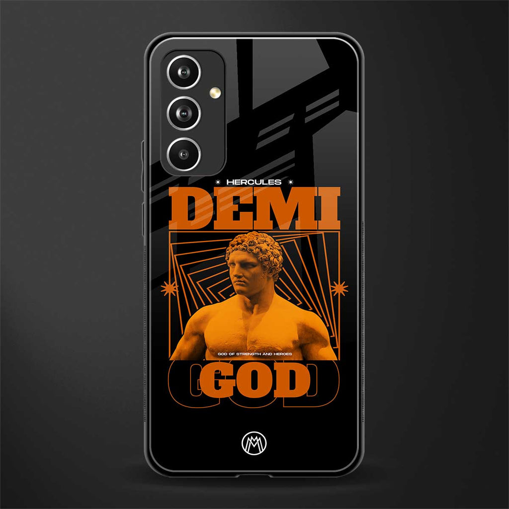 demi god back phone cover | glass case for samsung galaxy a54 5g