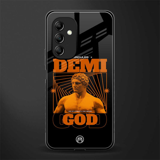 demi god back phone cover | glass case for samsung galaxy a14 5g
