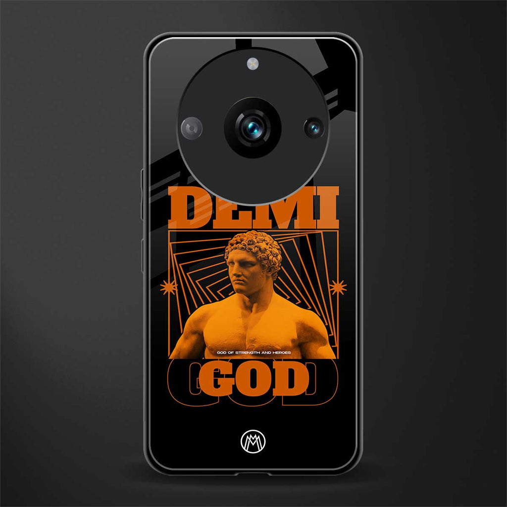 demi god back phone cover | glass case for realme 11 pro 5g