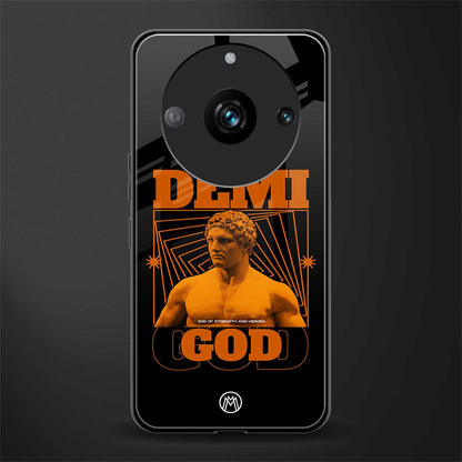 demi god back phone cover | glass case for realme 11 pro 5g