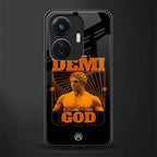 demi god back phone cover | glass case for vivo t1 44w 4g