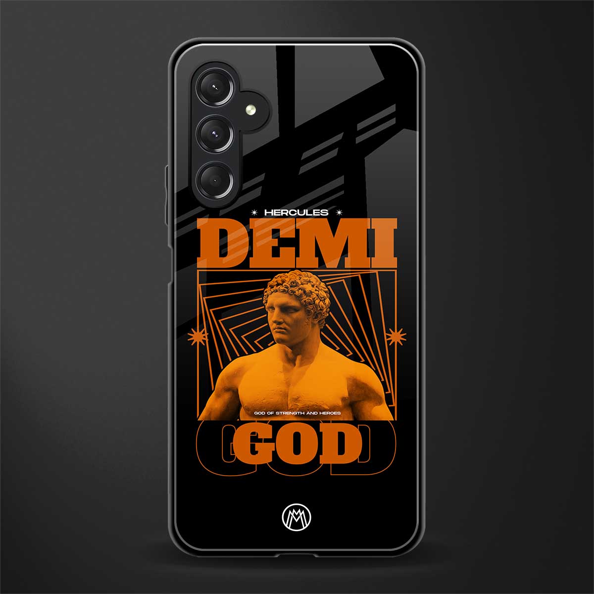 demi god back phone cover | glass case for samsun galaxy a24 4g