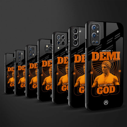 demi god back phone cover | glass case for samsung galaxy a54 5g