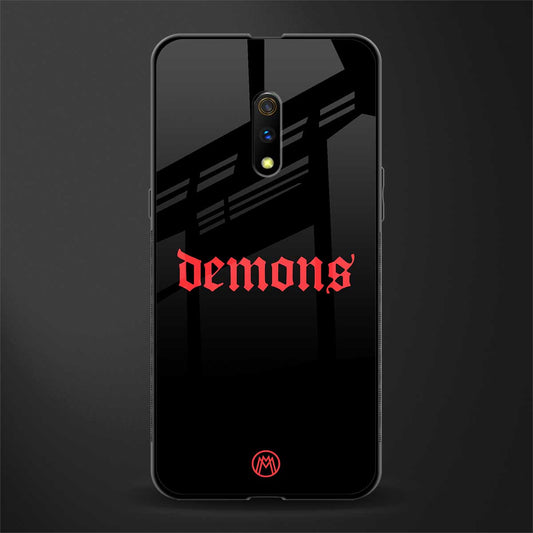 demons glass case for realme x image