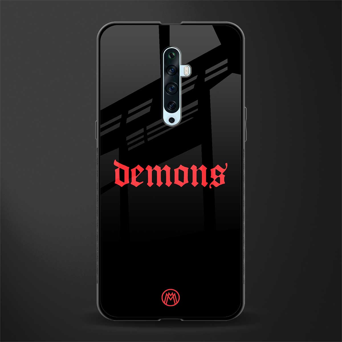 demons glass case for oppo reno 2f image