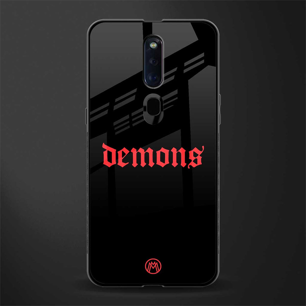 demons glass case for oppo f11 pro image