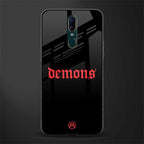 demons glass case for oppo a9 image