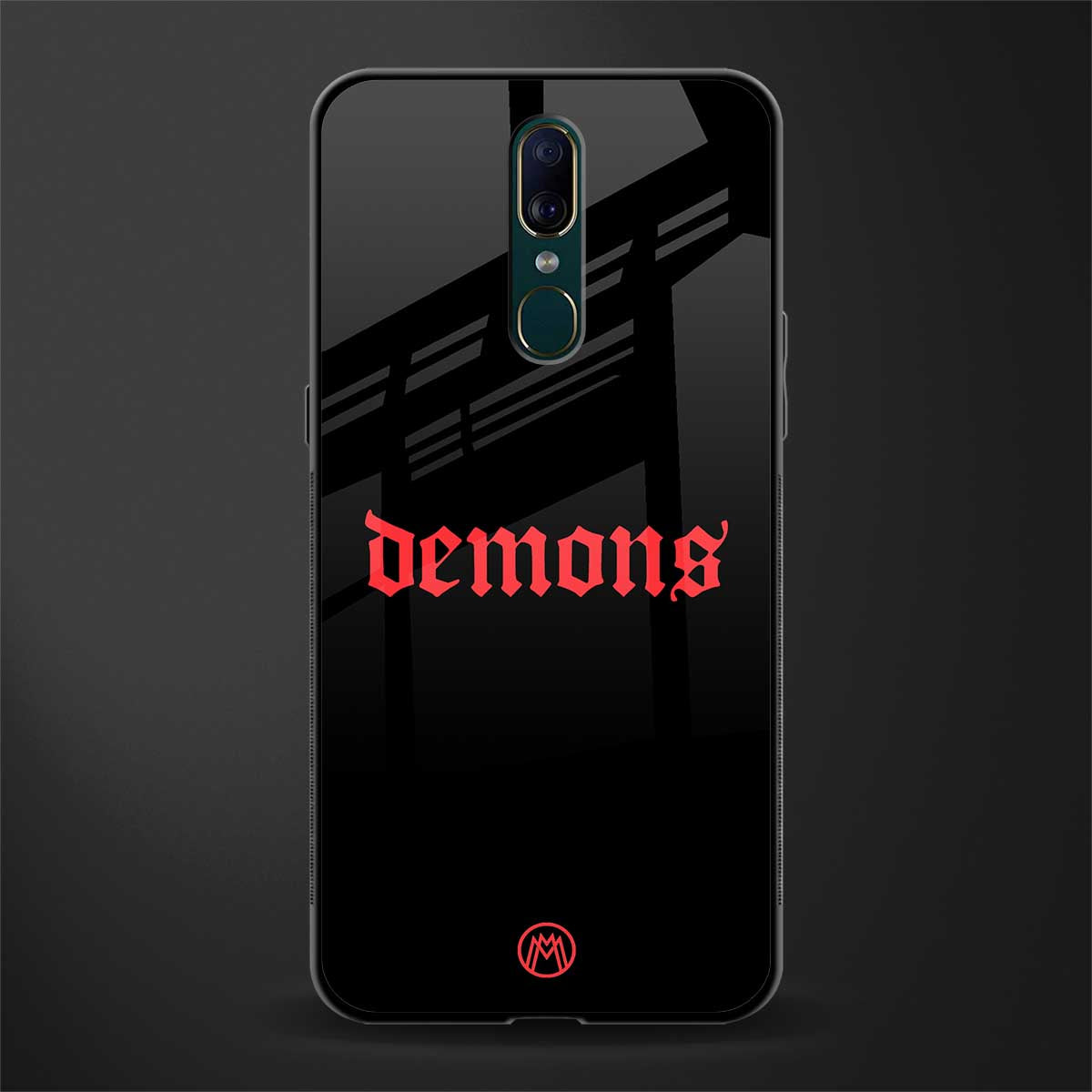 demons glass case for oppo f11 image